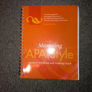 Mastering APA Style Booklet